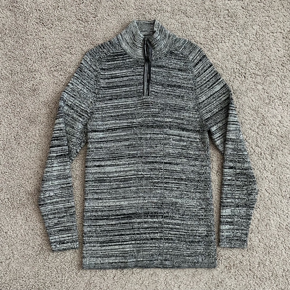 Vince Camuto Sweater Mens Quarter Zip
